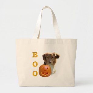 Nova Scotia Duck Tolling Boo Large Tote Bag