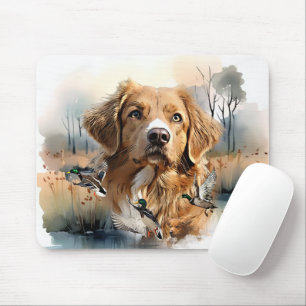 Nova Scotia Duck Tolling Retriever, Art Mouse Mat
