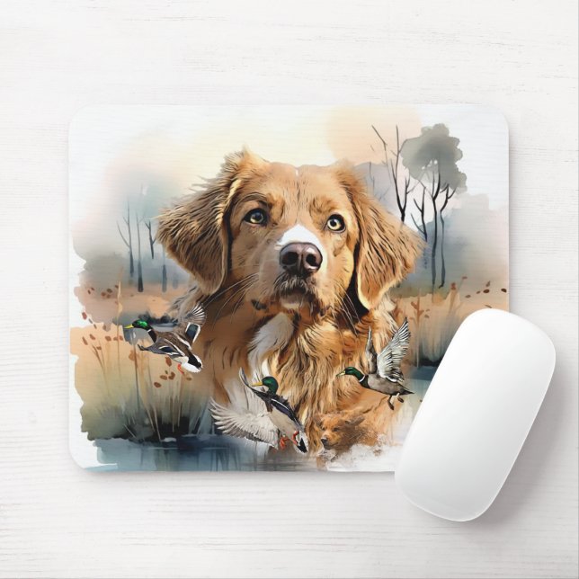 Nova Scotia Duck Tolling Retriever, Art Mouse Mat (With Mouse)