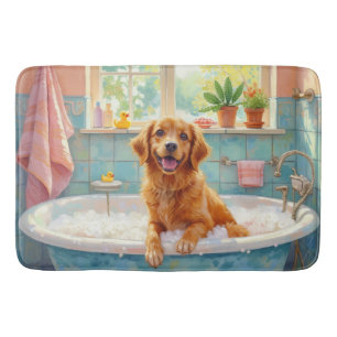 Nova Scotia Duck Tolling Retriever Bath Time Cheer Mat