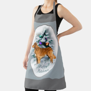 Nova Scotia Duck Tolling Retriever Christmas Apron