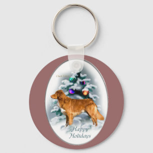 Nova Scotia Duck Tolling Retriever Christmas Gifts Key Ring