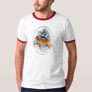Nova Scotia Duck Tolling Retriever Christmas Gifts T-Shirt