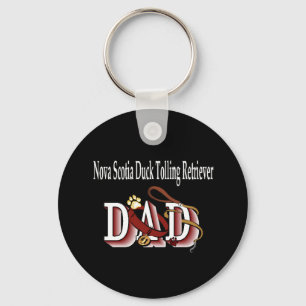 NOVA SCOTIA DUCK Tolling Retriever dad Keychain
