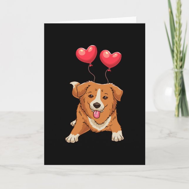 Nova Scotia Duck Tolling Retriever Dog Card (Front)