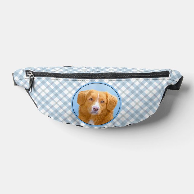 Nova Scotia Duck Tolling Retriever Dog Painting Bum Bags (Lay Down)