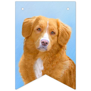 Nova Scotia Duck Tolling Retriever Dog Painting Bunting