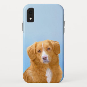 Nova Scotia Duck Tolling Retriever Dog Painting iPhone XR Case