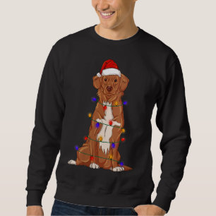 Nova Scotia Duck Tolling Retriever Dog Wearing Chr Sweatshirt