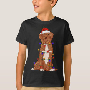 Nova Scotia Duck Tolling Retriever Dog Wearing Chr T-Shirt