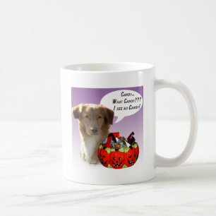Nova Scotia Duck Tolling Retriever Halloween Candy Coffee Mug