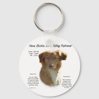 Nova Scotia Duck Tolling Retriever History Design Key Ring