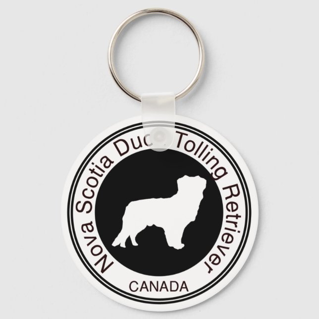 Nova Scotia Duck Tolling Retriever Key Ring (Front)