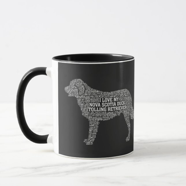 Nova Scotia Duck Tolling Retriever Love Mug (Left)