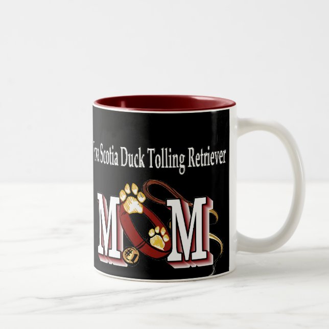 Nova Scotia Duck Tolling Retriever MOM Gifts Two-Tone Coffee Mug (Right)