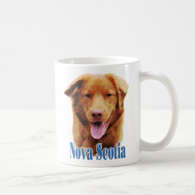 Nova Scotia Duck Tolling Retriever Name Coffee Mug (Right)