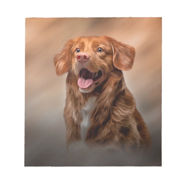 Nova Scotia Duck Tolling Retriever Notepad (Front)