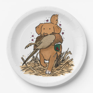 Nova Scotia Duck Tolling Retriever Paper Plate