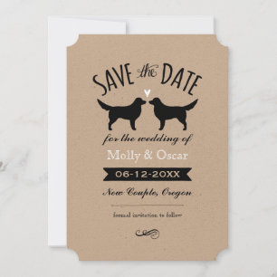 Nova Scotia Duck Tolling Retrievers Wedding Date Save The Date