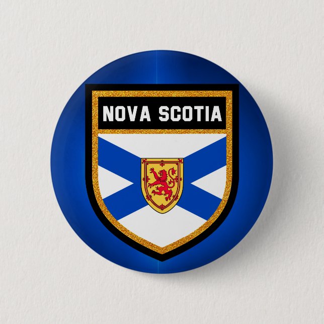 Nova Scotia Flag 6 Cm Round Badge (Front)