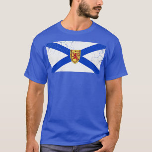Nova Scotia Flag Canada Vintage Fade T-Shirt