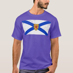 Nova Scotia Flag Canada Vintage Fade T-Shirt