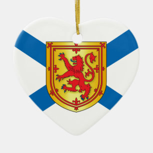 Nova Scotia flag Ceramic Tree Decoration