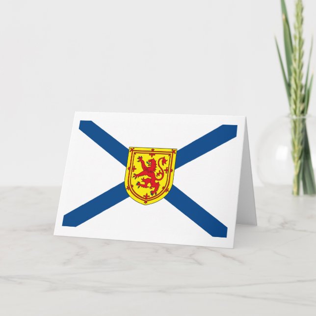 Nova Scotia Flag Greeting Card (Front)