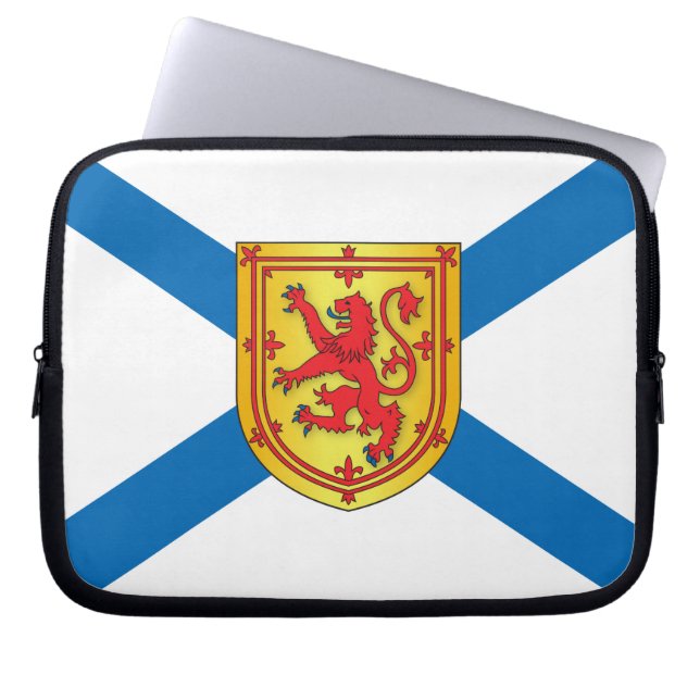 Nova Scotia flag Laptop Sleeve (Front)
