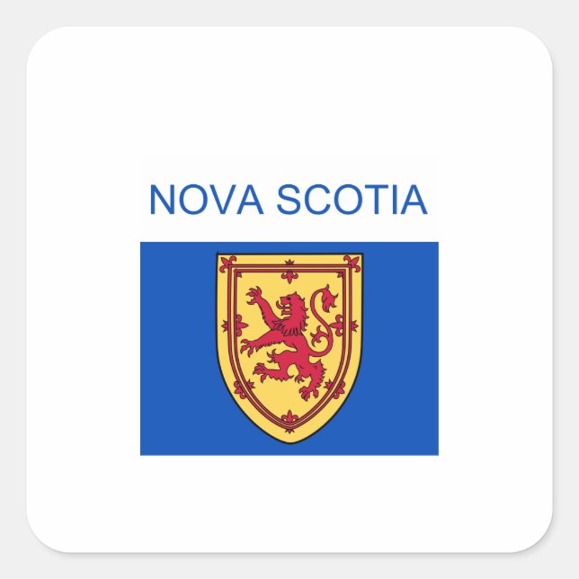 Nova Scotia Flag Square Sticker (Front)