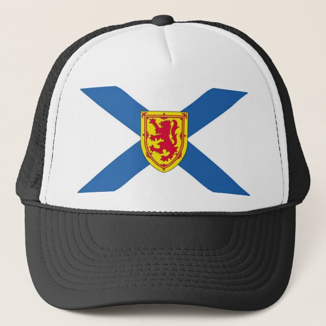 Nova Scotia Flag Trucker Hat (Front)