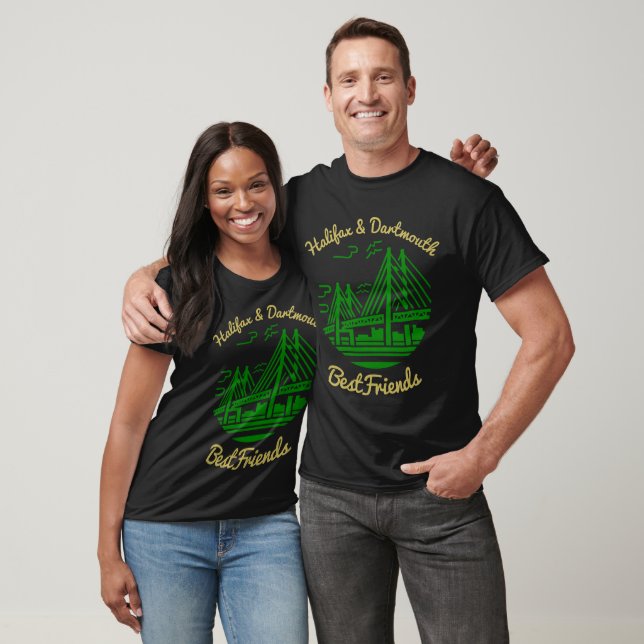 Nova Scotia Halifax and Dartmouth Bestfriends  T-S T-Shirt (Unisex)