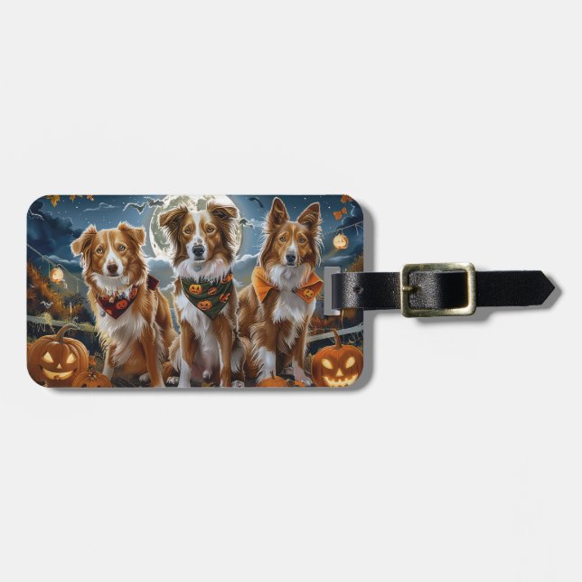 Nova Scotia Halloween Spooky Luggage Tag (Front Horizontal)