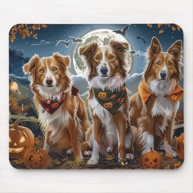 Nova Scotia Halloween Spooky Mouse Mat (Front)