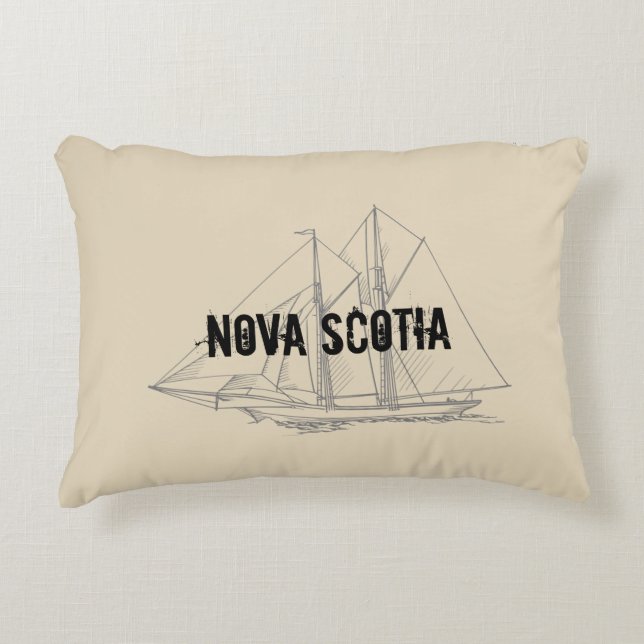 Nova Scotia Maritime Decorative Cushion (Front)