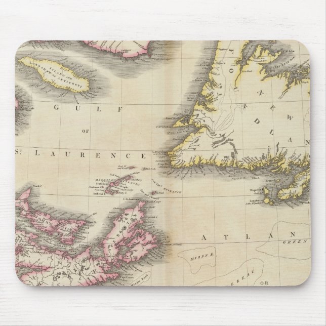 Nova Scotia, Newfoundland Mouse Mat (Front)