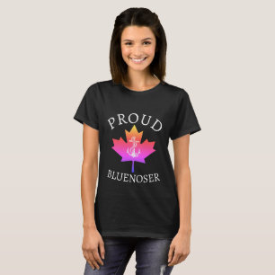 Nova Scotia Proud Bluenoser anchor maple leaf T-Sh T-Shirt