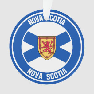 Nova Scotia Round Emblem Ornament