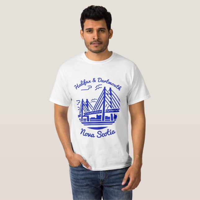 Nova Scotia shirt Halifax and Dartmouth shirt (Front Full)