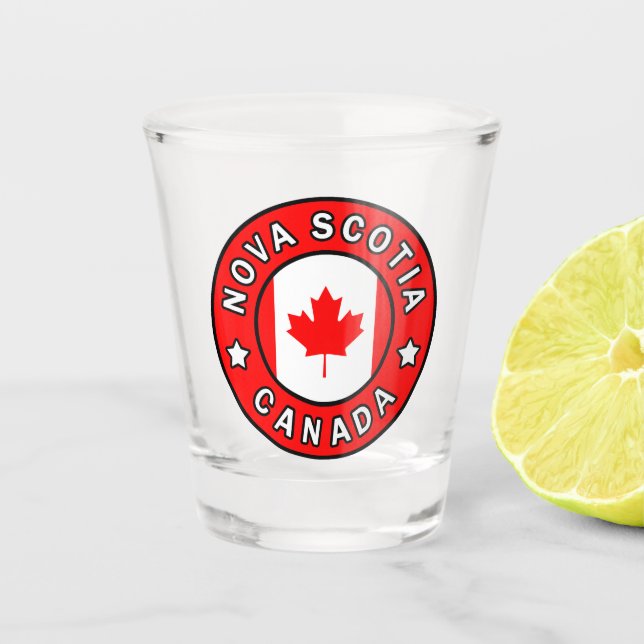 Nova Scotia Shot Glass (Front)