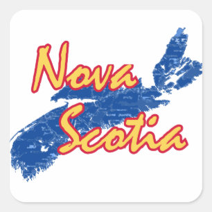 Nova Scotia Square Sticker