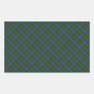 Nova Scotia Tartan Designed Print (Canada) Rectangular Sticker