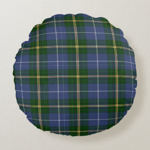Nova Scotia Tartan Plaid Decorator round pillow
