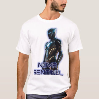 Nova Sentinel: Futuristic Hero T-Shirt
