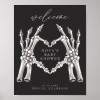 NOVA Skeleton Heart Hands Baby Shower Welcome