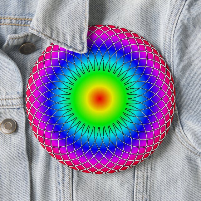 Nova Star 6 Cm Round Badge (In Situ)