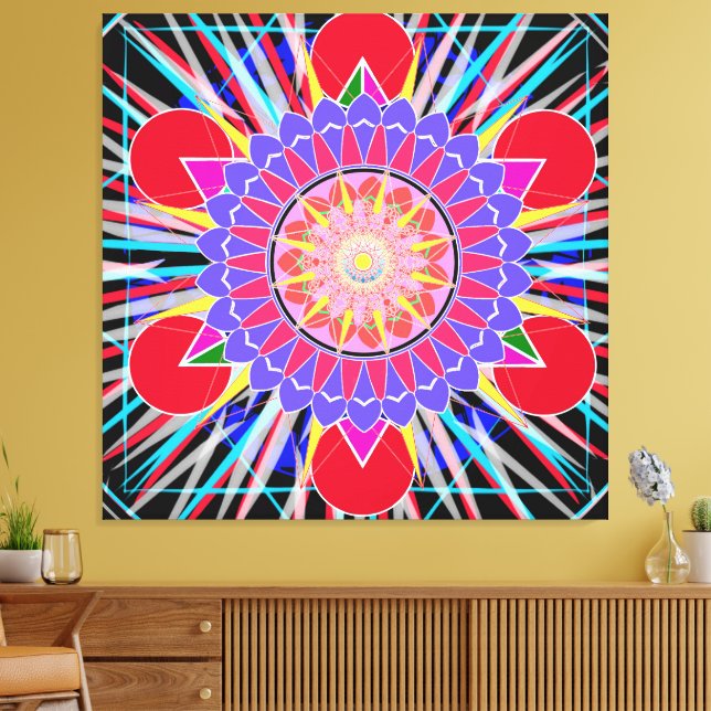 Nova Star Canvas Print (Insitu(LivingRoom))