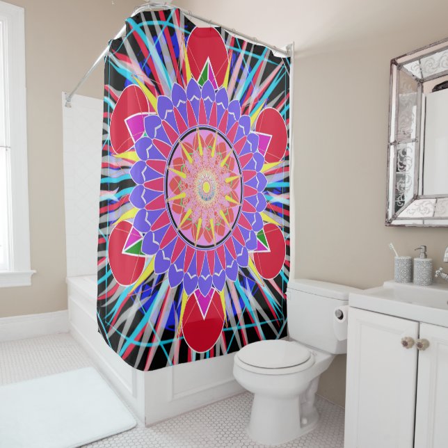 Nova Star Shower Curtain (In Situ)