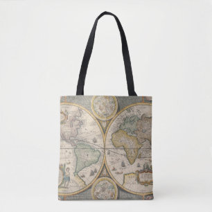 Nova Totius Terrarum Orbis Geographica Tote Bag