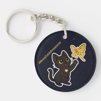#NovaCatAdventures and Lunar Moth Frolics Key Ring